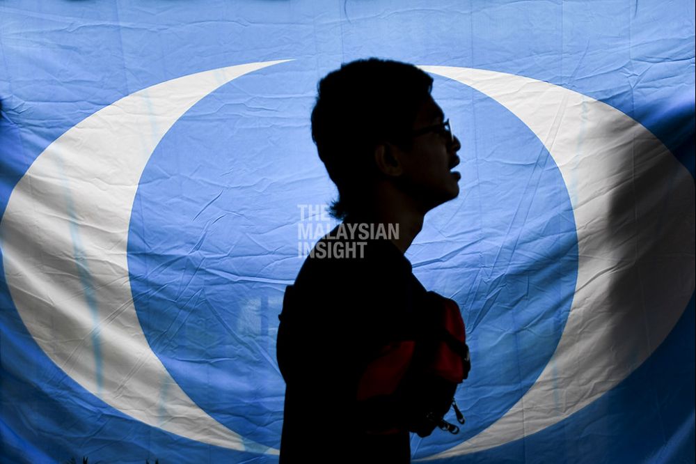 PKR tests popularity by standing under its own logo in Johor